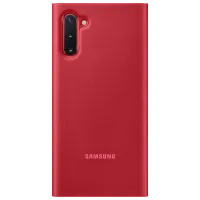Husă pentru smartphone Samsung Galaxy Note 10 Samsung/ LED View Cover/ PU/ Red photo 2