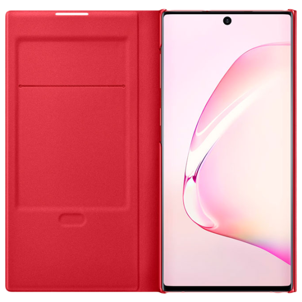 Husă pentru smartphone Samsung Galaxy Note 10 Samsung/ LED View Cover/ PU/ Red photo 3