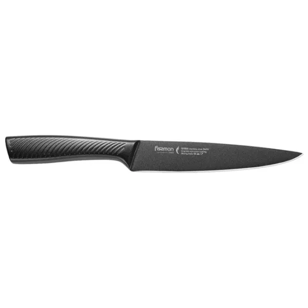 Кухонный нож Fissman 2480 Shinai Нержавеющая сталь/ Черный photo 2