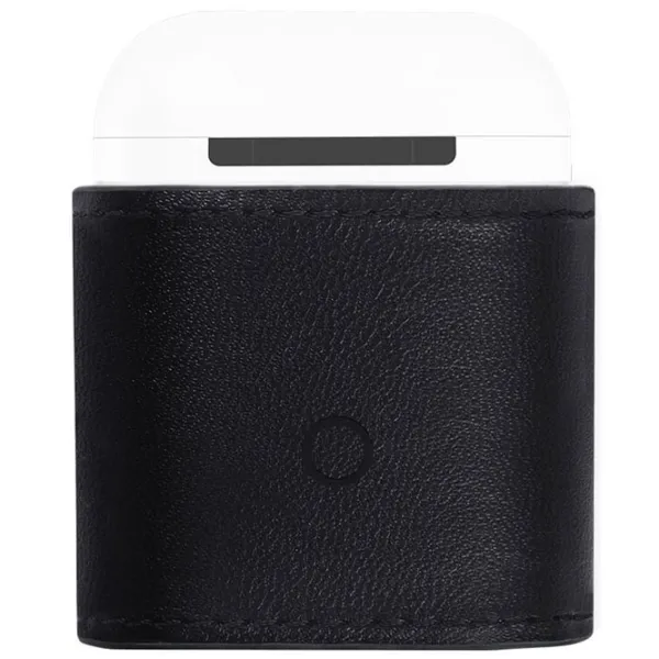 Husă pentru căști Apple Airpods (NJ019) Nillkin/ Piele/ Black photo 2