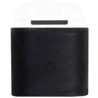 Husă pentru căști Apple Airpods (NJ019) Nillkin/ Piele/ Black photo 2