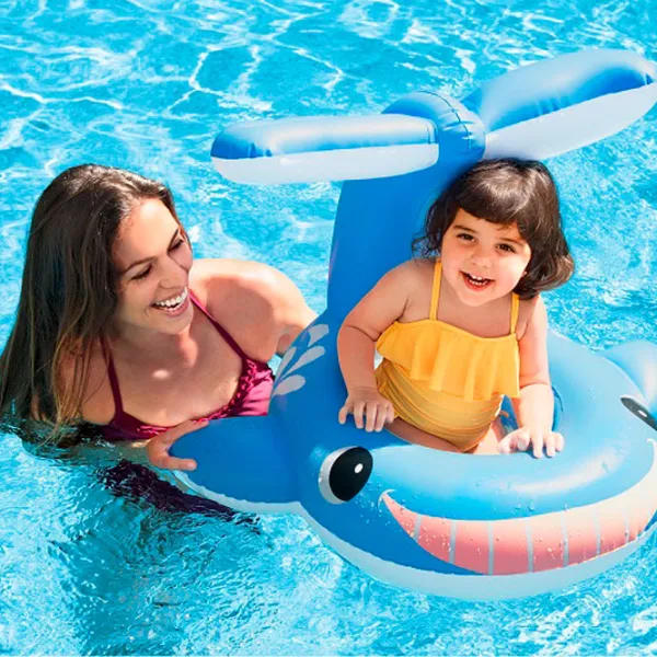 Cerc gonflabil Intex 56591 Vinil/ Blue photo 2