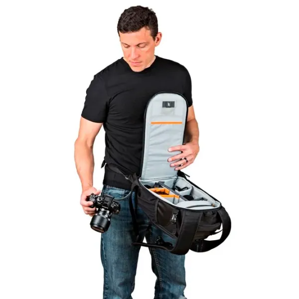 Rucsac pentru aparat foto Lowepro Flipside 200 AW II Țesătură/ Black photo 11