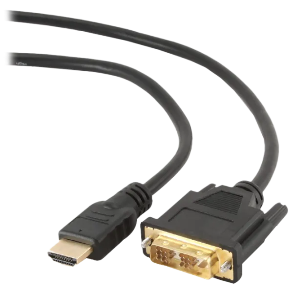 Cablu video Gembird HDMI + DVI 3 m/ Black photo 2