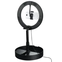 Trepied cu lampă Hama SpotLight FoldUp (4642) 254 mm Black photo 3