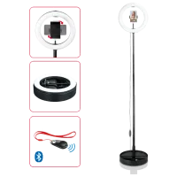 Trepied cu lampă Hama SpotLight FoldUp (4642) 254 mm Black photo 5