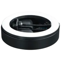 Trepied cu lampă Hama SpotLight FoldUp (4642) 254 mm Black photo 6