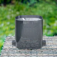 Stație meteorologică cu radio Hama Rainy Black photo 2