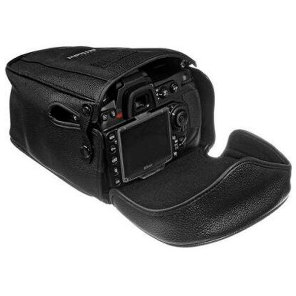 Husă pentru aparat foto Nikon CF-D200 (D200, D300, D300s) Piele/ Black photo 2 Husă pentru aparat foto Nikon CF-D200 (D200, D300, D300s) Piele/ Black photo 2