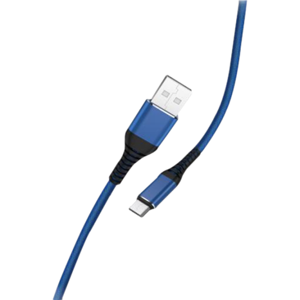Cablu pentru telefon 79795 EVO USB Type-A + USB Type-C 1.2 m/ Blue photo 2
