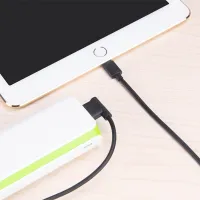 Cablu pentru telefon UPL11 Hoco USB Type-A + Lightning 1.2 m/ Black photo 4