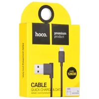 Cablu pentru telefon UPL11 Hoco USB Type-A + Lightning 1.2 m/ Black photo 5