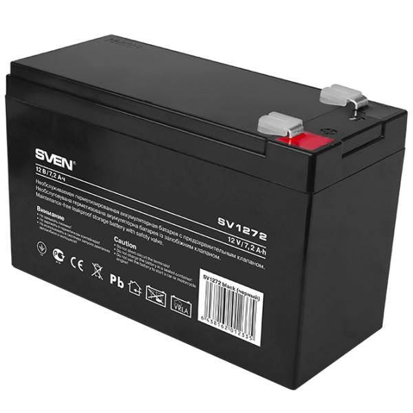 Аккумуляторная батарея для ИБП Sven SV1272 12 В 7.2 Ач Черный photo 3