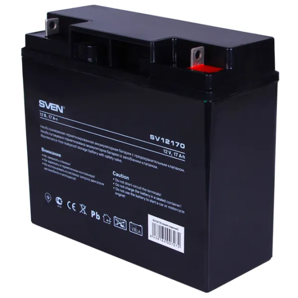 Acumulator pentru UPS Sven SV12170 12 V 17 Ah Black photo 3
