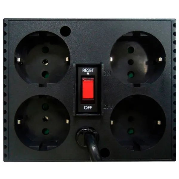 Стабилизатор напряжения PowerCom TCA-3000 Черный photo 2