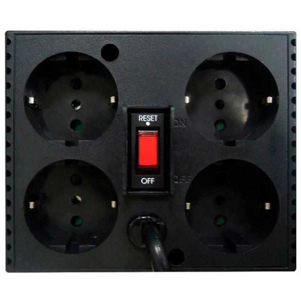 Стабилизатор напряжения PowerCom TCA-3000 Черный photo 2
