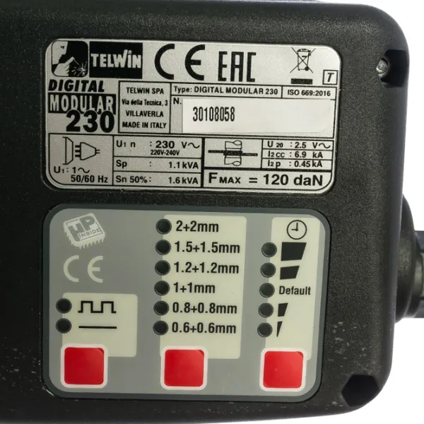 Aparat de sudat TELWIN Modular 230 240 V sudură prin contact/ Black photo 5
