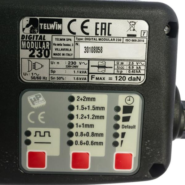 Aparat de sudat TELWIN Modular 230 240 V sudură prin contact/ Black photo 5