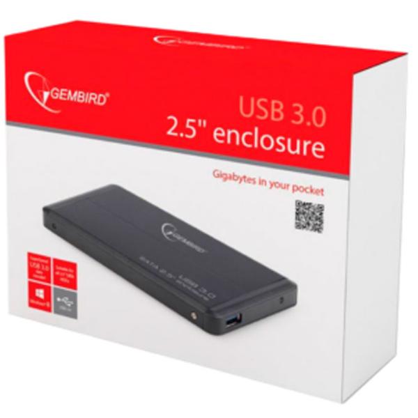 Внешний корпус для HDD Gembird EE2-U3S-2-BK USB 3.0/ Черный photo 5
