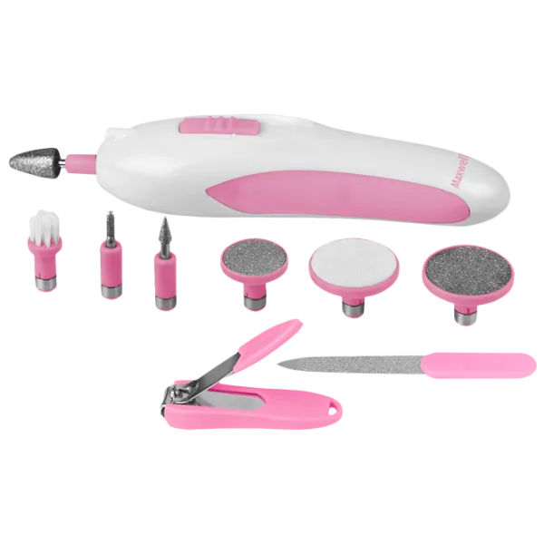 Set pentru manichiură și pedichiură Maxwell MW-2603 White photo 2