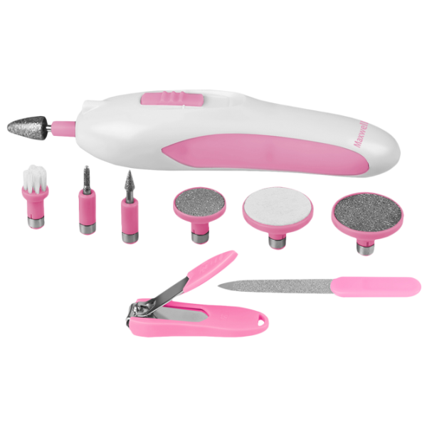 Set pentru manichiură și pedichiură Maxwell MW-2603 White photo 2
