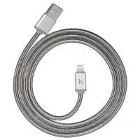 Cablu pentru telefon U5 Hoco USB Type-A + Lightning 1.2 m/ Metallic photo 2
