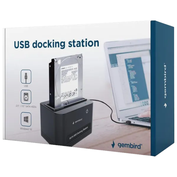 Адаптер Gembird HD32-U2S-5 USB 2.0/ Черный photo 4
