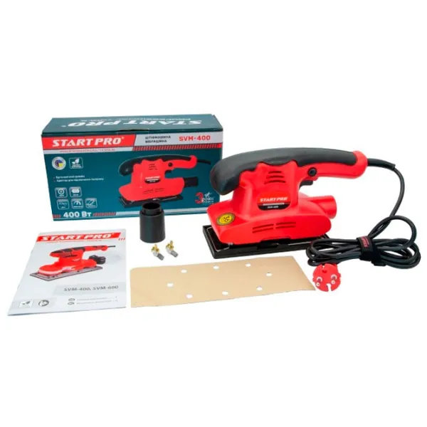 Șlefuitor Start Pro SVM-400 Cu vibrații/ Red photo 6