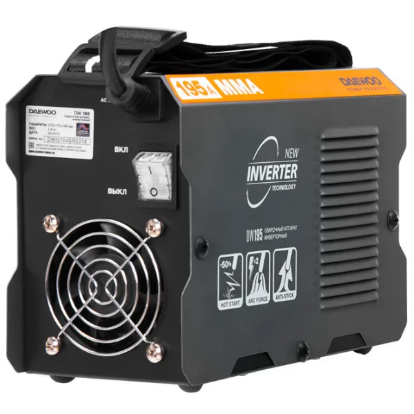 Aparat de sudat Daewoo DW 195 220 V cu electrod (MMA) photo 4