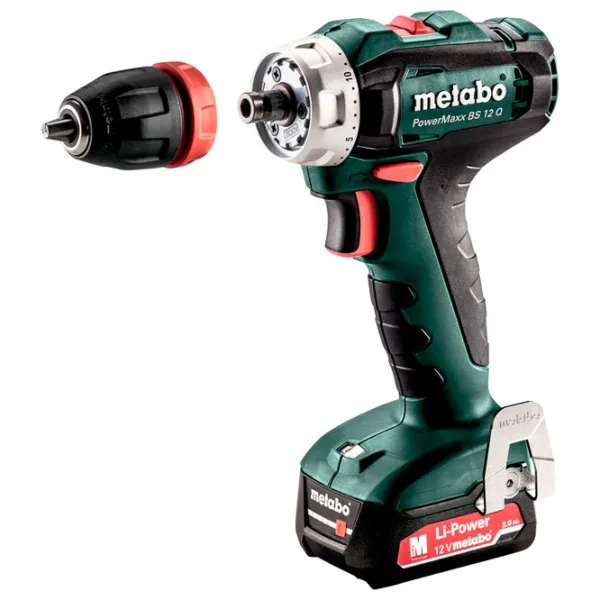 Дрель-шуруповерт Metabo PowerMaxx BS 12 Q (601037500) 360 об/мин photo 2