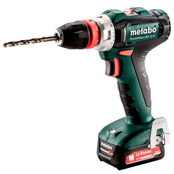 Дрель-шуруповерт Metabo PowerMaxx BS 12 Q (601037500) 360 об/мин photo 3