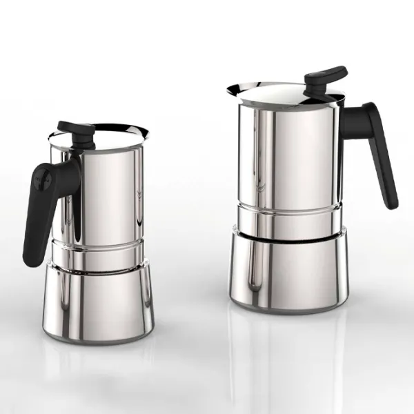 Cafetieră gheizer Pedrini Caffe 0.3l / Oțel inoxidabil / Inox photo 5