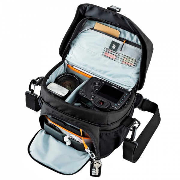 Geantă pentru aparat foto Lowepro Nova 180 AW II Țesătură/ Black photo 3
