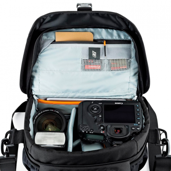 Geantă pentru aparat foto Lowepro Nova 180 AW II Țesătură/ Black photo 7