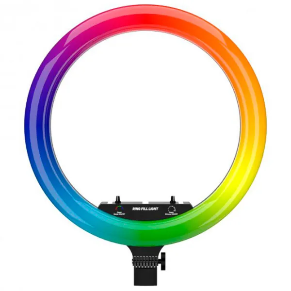 Кольцевая лампа Lovely Stream RGB Selfie Ring Light 350 мм Черный photo 2