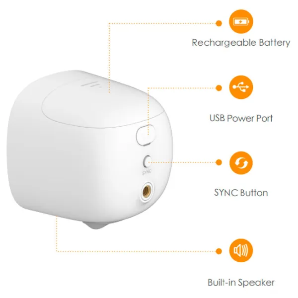 Cameră de supraveghere IMOU Cell Pro Kit Fără fir/ White photo 3 Cameră de supraveghere IMOU Cell Pro Kit Fără fir/ White photo 3