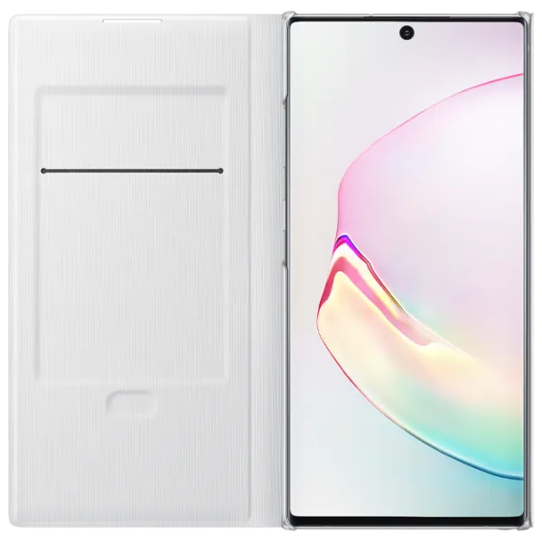 Чехол для смартфона Samsung Galaxy Note 10+ Samsung/ LED View Cover/ PU/ Белый photo 3 Чехол для смартфона Samsung Galaxy Note 10+ Samsung/ LED View Cover/ PU/ Белый photo 3
