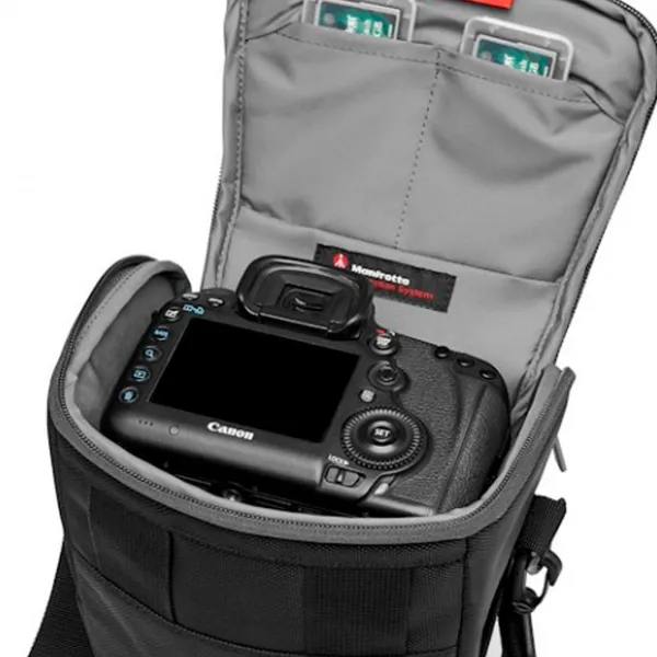 Geantă pentru aparat foto Advanced² Camera Holster L Poliester/ Black photo 4