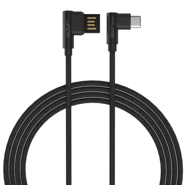 Кабель USB GC-48 Golf USB Type-A + USB Type-C 1 м/ Черный photo 2