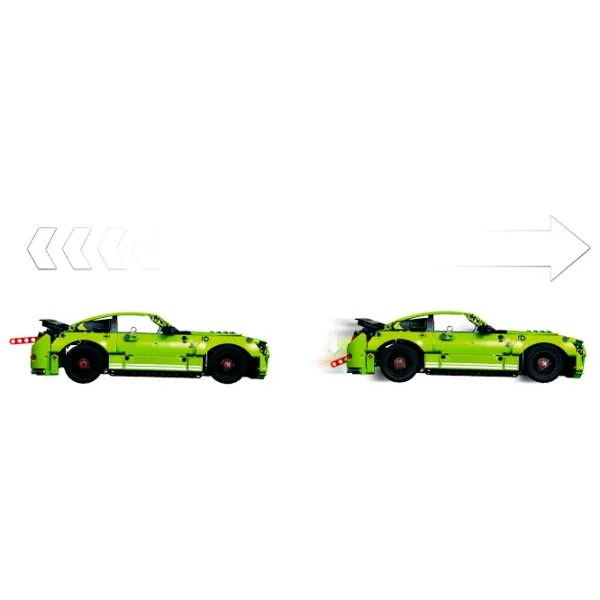 Детский конструктор LEGO Ford Mustang Shelby GT500 Автомобиль/ Зелёный photo 4