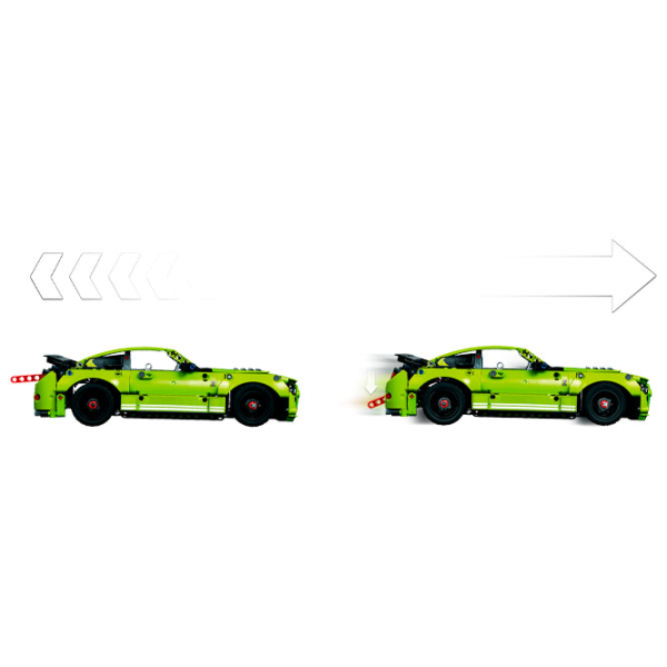 Детский конструктор LEGO Ford Mustang Shelby GT500 Автомобиль/ Зелёный photo 4