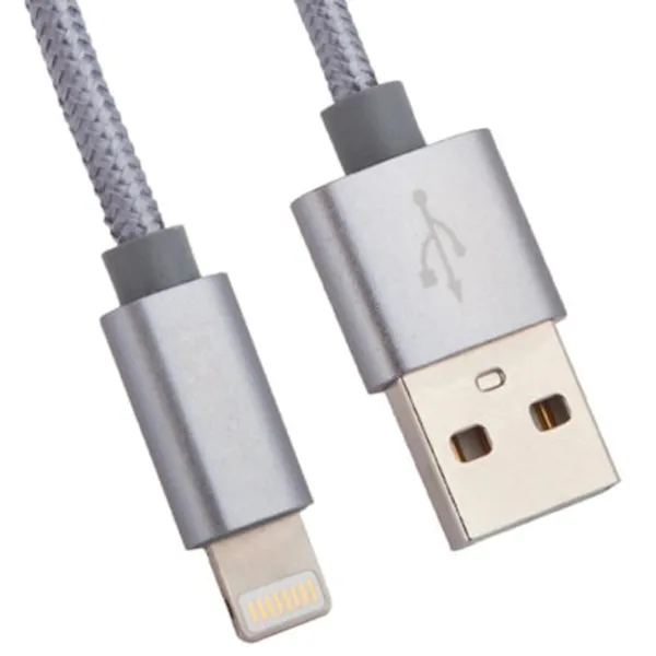 Cablu pentru telefon X2 Rapid Charging Hoco USB Type-A + Lightning 1 m/ Gray photo 2