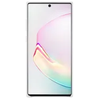Чехол для смартфона Samsung Galaxy Note 10+ Samsung/ Back/ Кожа/ Белый photo 2
