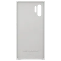 Чехол для смартфона Samsung Galaxy Note 10+ Samsung/ Back/ Кожа/ Белый photo 3