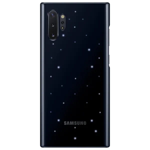 Чехол для смартфона Samsung Galaxy Note 10+ Samsung/ Led Cover/ PU/ Черный photo 2