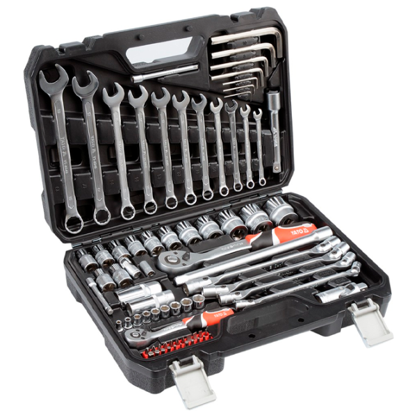 Set chei tubulare cu clichet Yato YT-38781 Cantitatea în set: 77 buc. photo 2