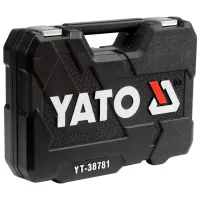 Set chei tubulare cu clichet Yato YT-38781 Cantitatea în set: 77 buc. photo 3