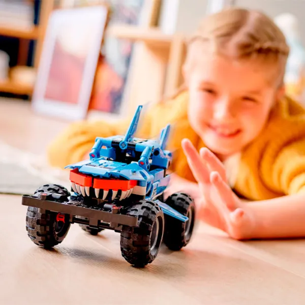 Детский конструктор LEGO Monster Jam Megalodon Автомобиль/ Синий photo 5