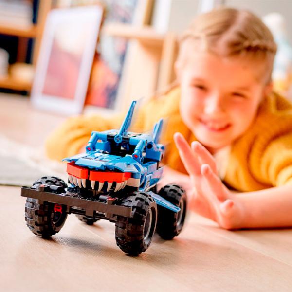 Детский конструктор LEGO Monster Jam Megalodon Автомобиль/ Синий photo 5