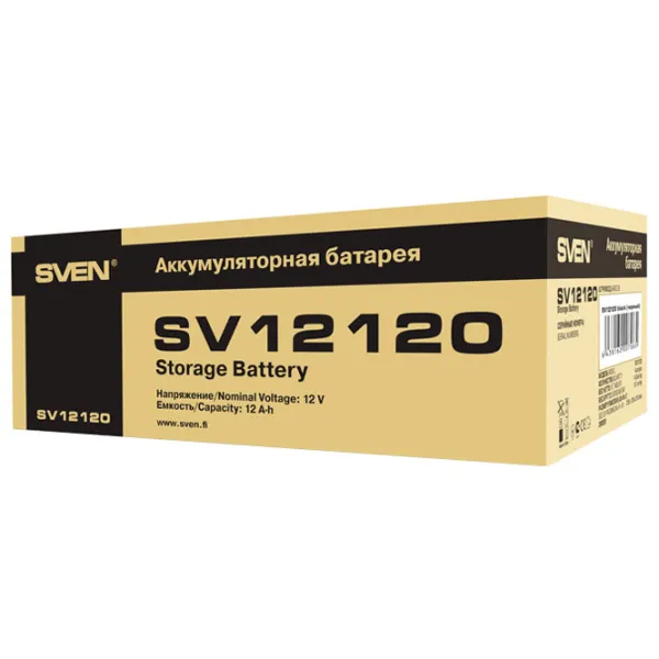 Аккумуляторная батарея для ИБП Sven SV12120 12 В 12 Ач Черный photo 4